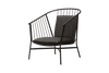 Jeanette Sofa Armchair - Connected Seat & Back Cushion
