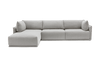 Max Sofa Left Chaise with Corner Cushion
